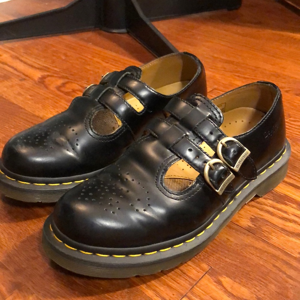Dr. Martens Leather Mary Janes